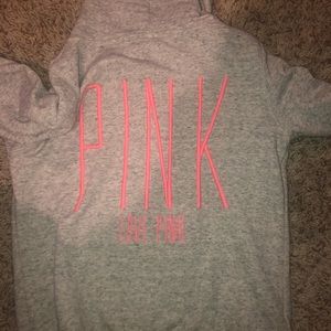 PINK jacket with grey PINK shirt